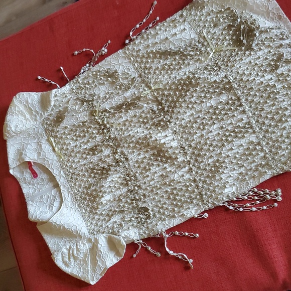 EUC Manoush Micro Mini Dress with Fringe - Picture 13 of 14